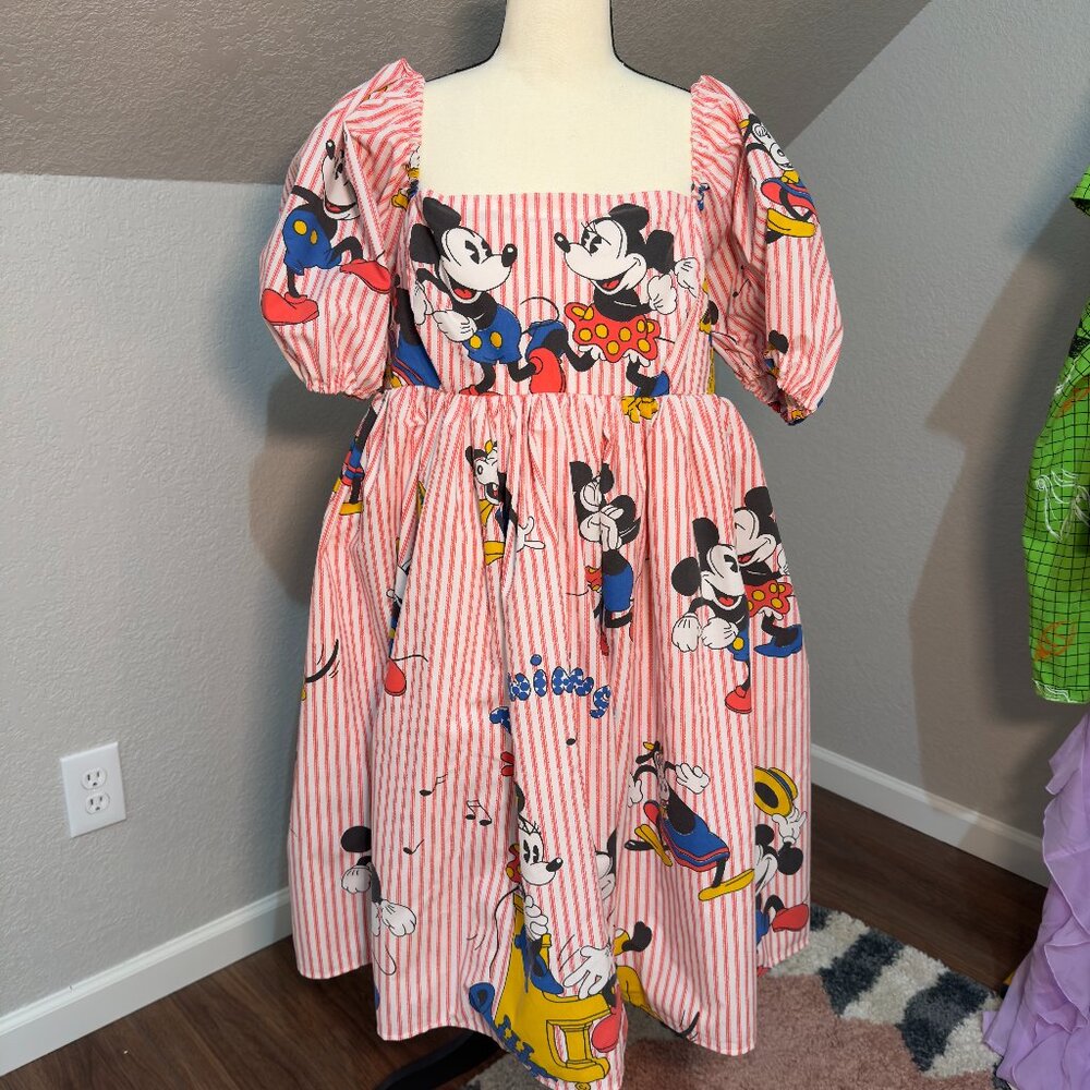 Vintage Disney Sheet Dress-Handmade